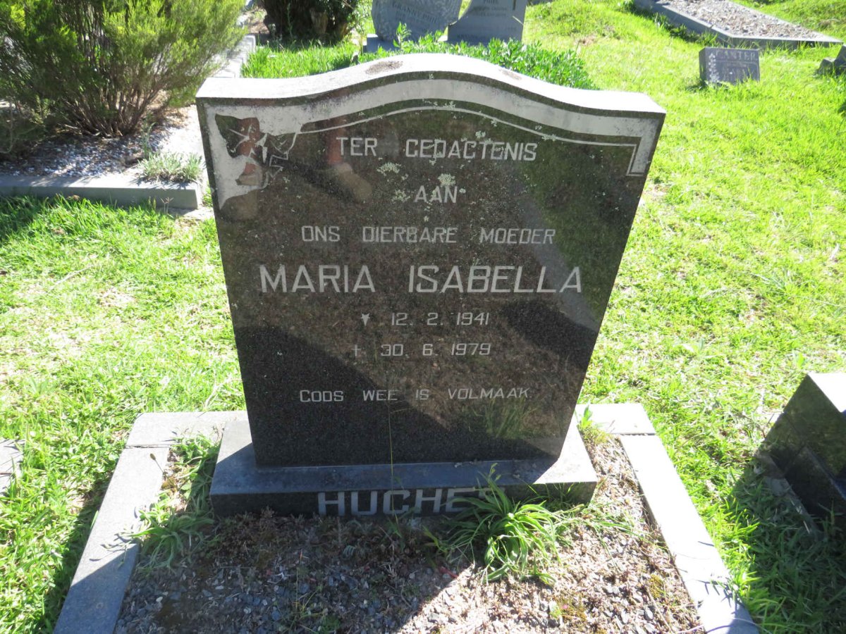 HUGHES Maria Isabella 1941-1979