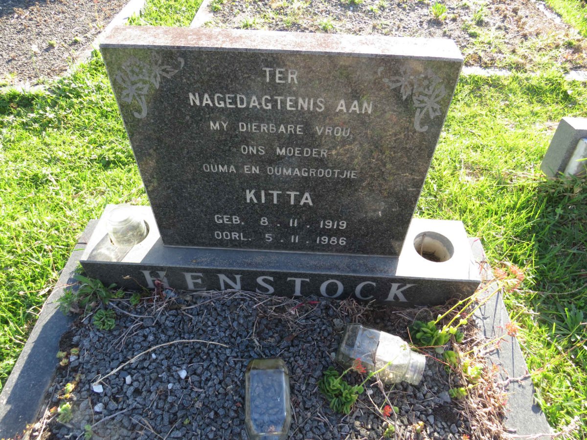 HENSTOCK Kitta 1919-1986