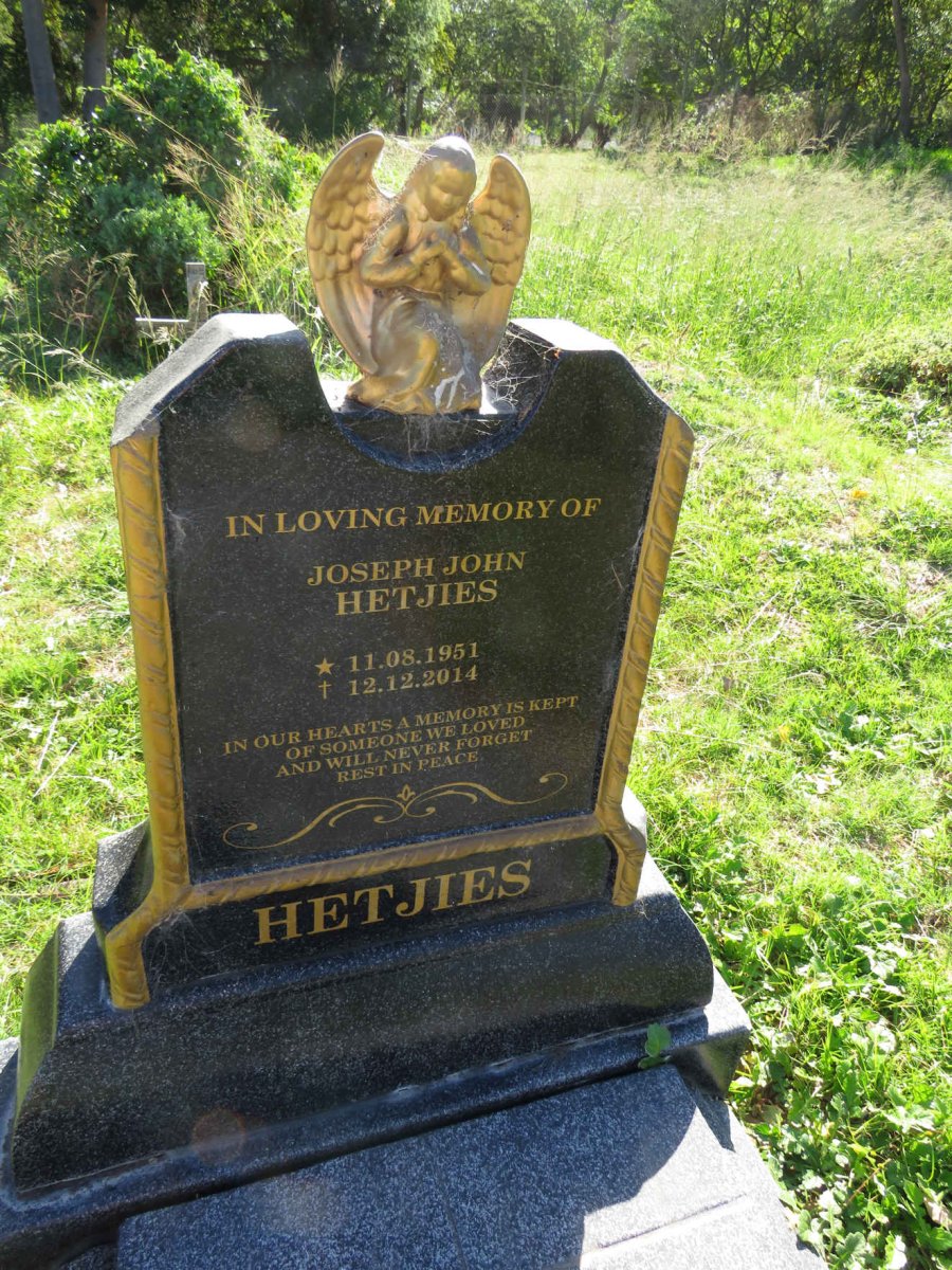 HETJIES Joseph John 1951-2014