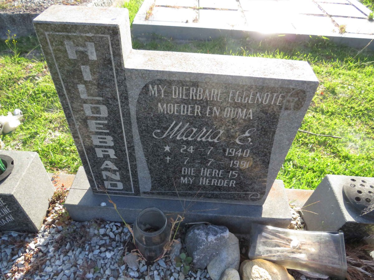 HILDEBRAND Maria E. 1940-1991