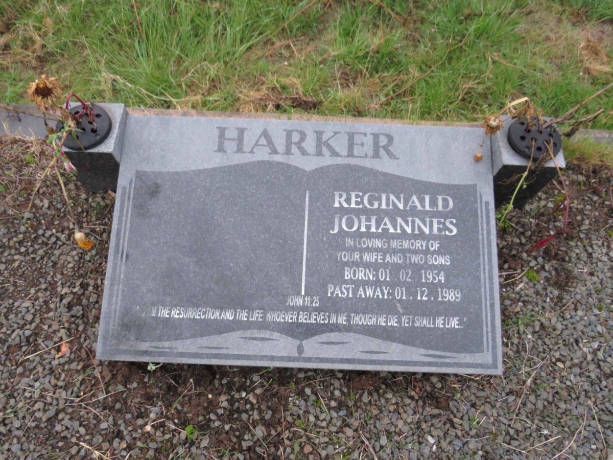 HARKER Reginald Johannes 1954-1989