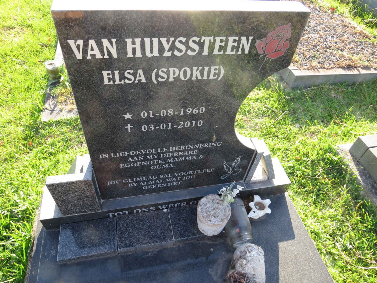 HUYSSTEEN Elsa, van 1960-2010