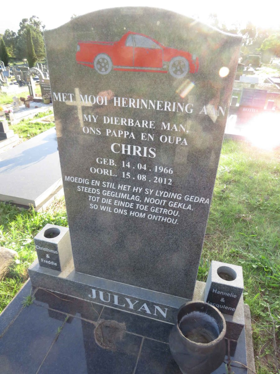 JULYAN Chris 1966-2012