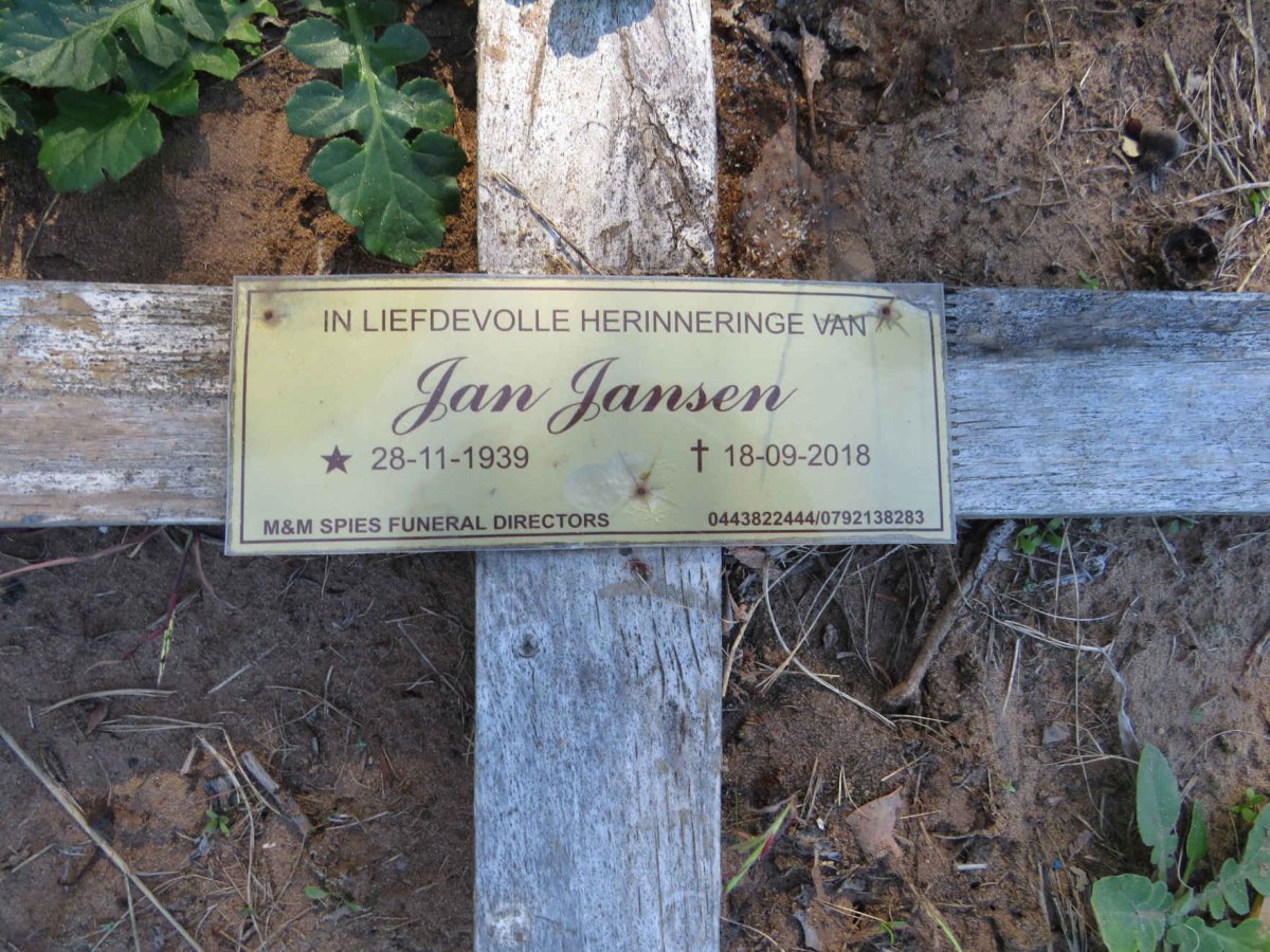 JANSEN Jan 1939-2018