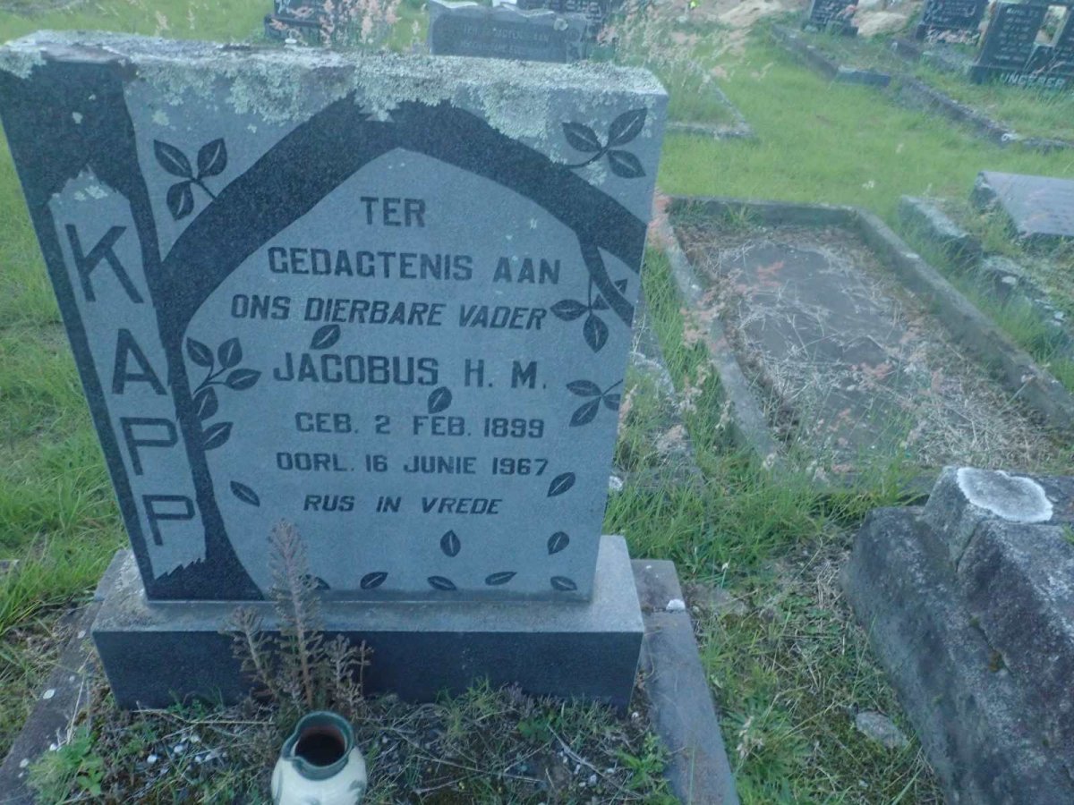 KAPP Jacobus H.M. 1899-1967