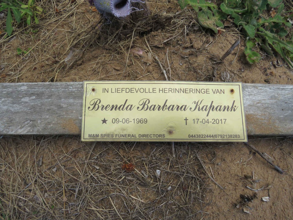 KAPANK Brenda Barbara 1969-2017