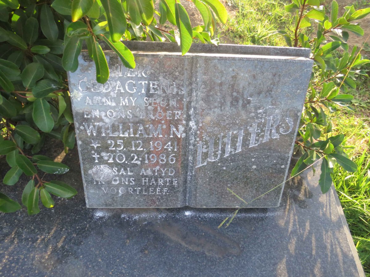 LUITERS William N. 1941-1986