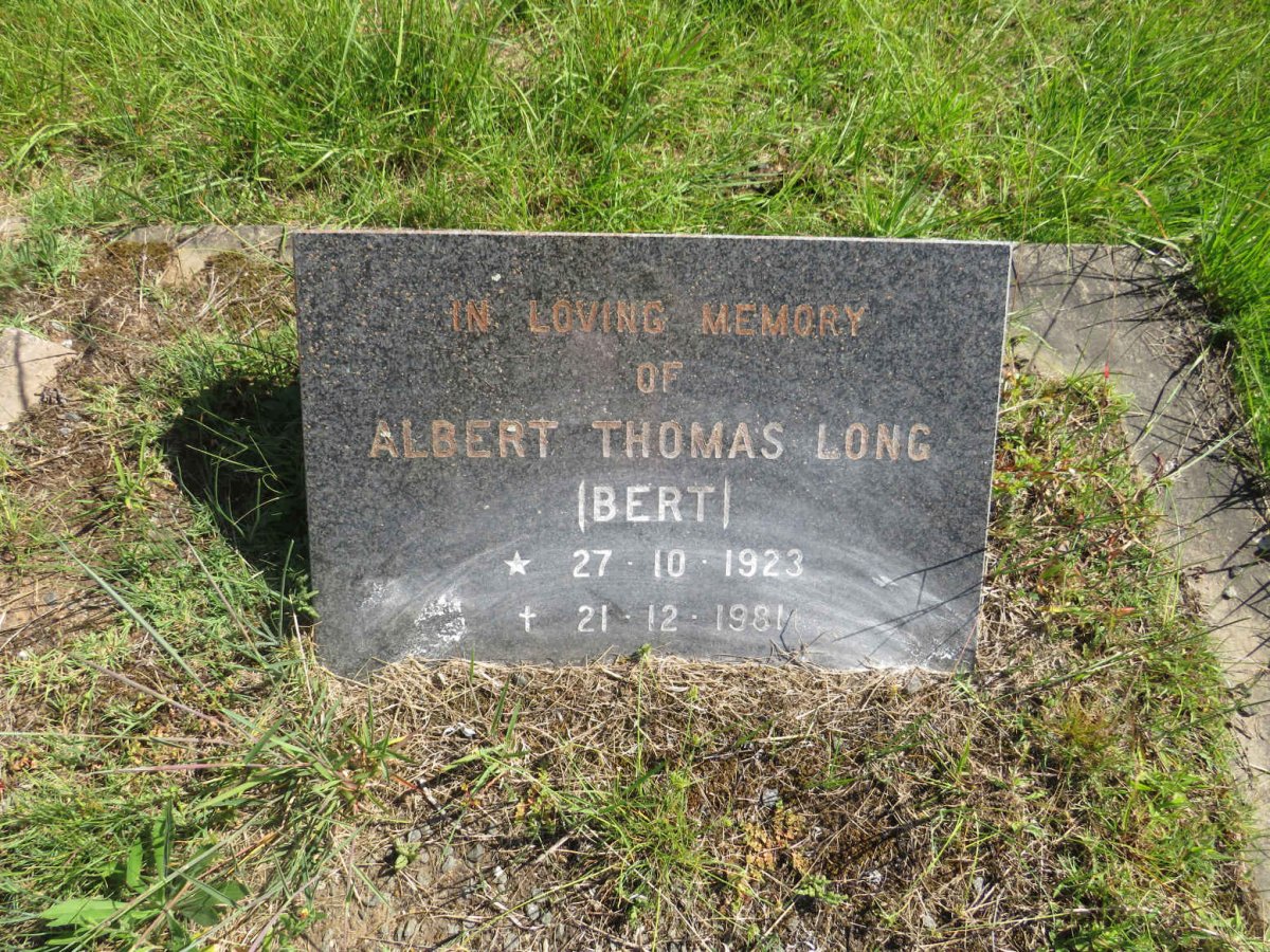 LONG Albert Thomas 1923-1981