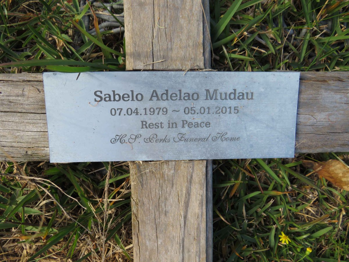 MUDAU Sabelo Adelao 1979-2015