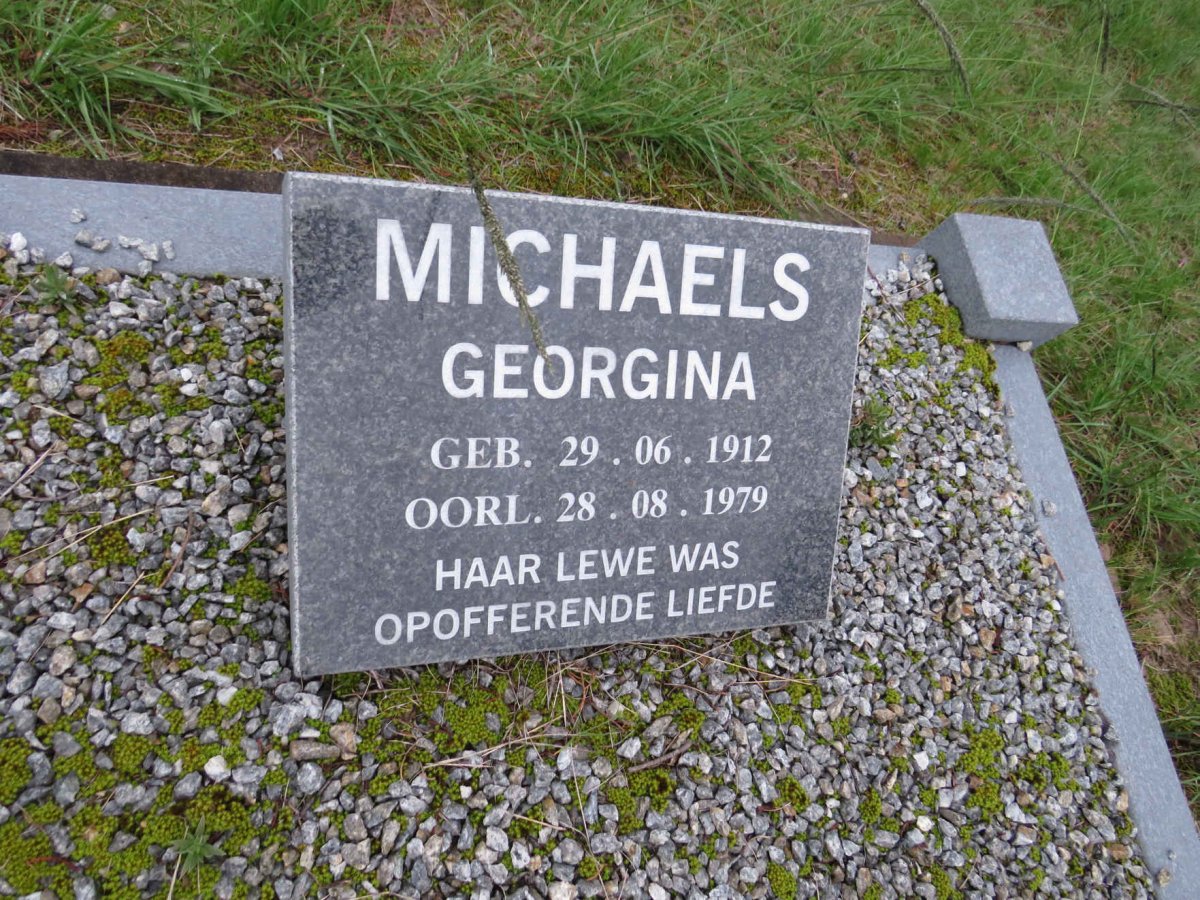 MICHAELS Georgina 1912-1979