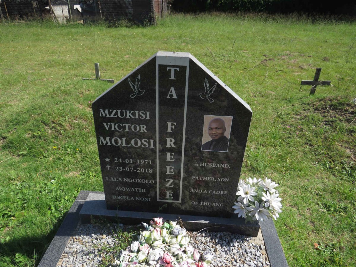 MOLOSI Mzukisi Victor 1971-2018