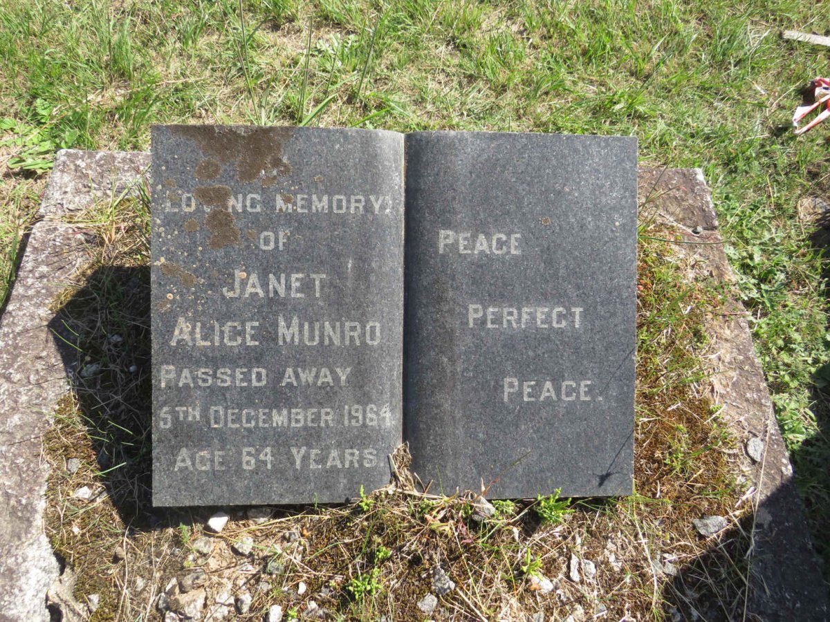 MUNRO Janet Alice -1964