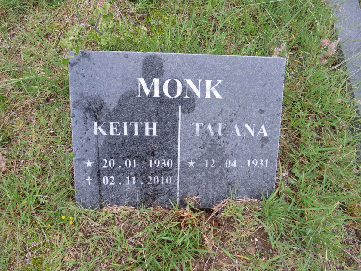 MONK Keith 1930-2010 & Talana 1931-