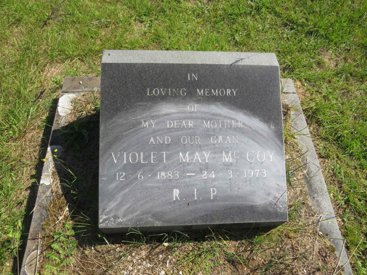 MCCOY Violet May 1883-1973
