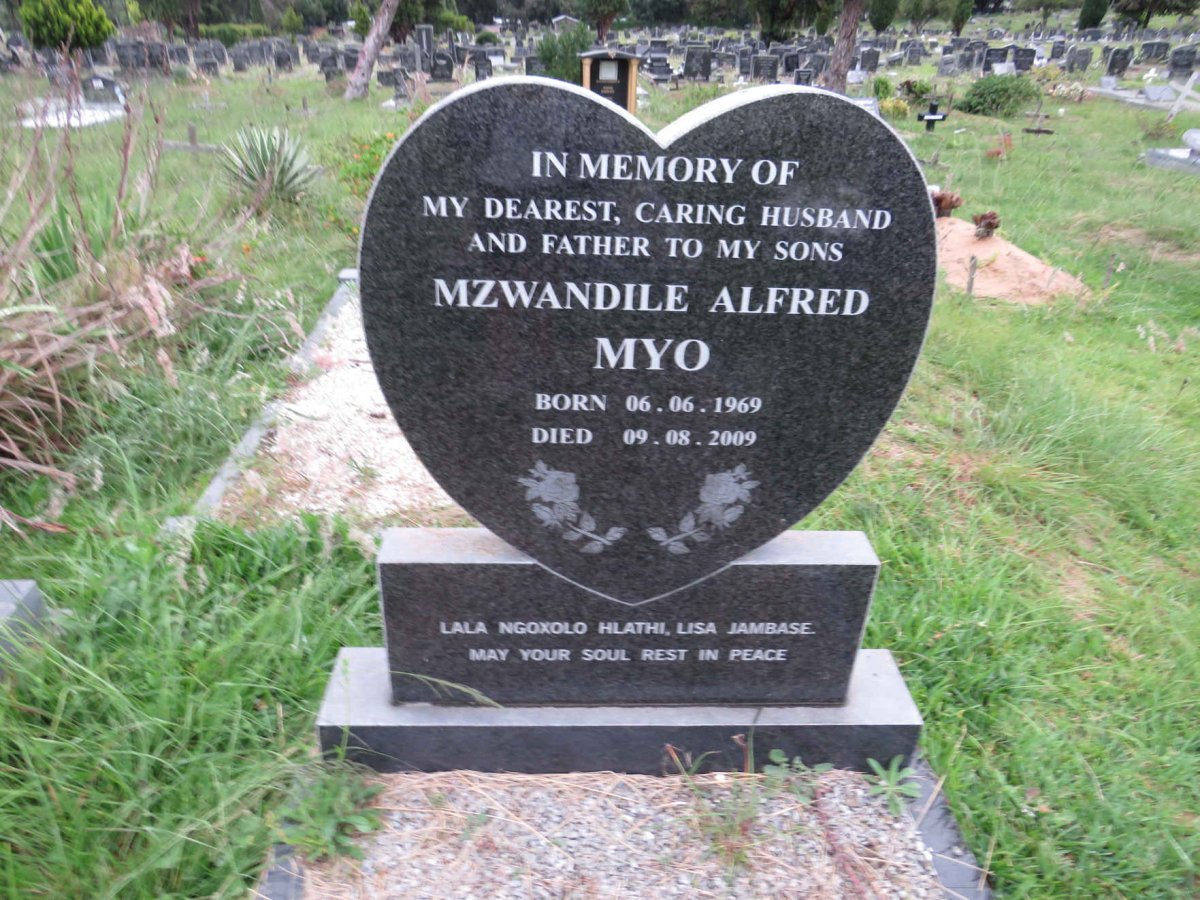 MYO Mzwandile Alfred 1969-2009