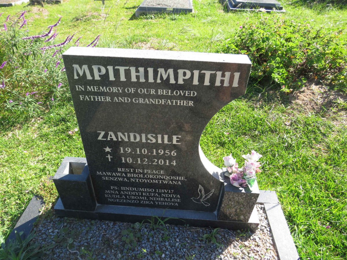 MPHITIMPHITI Zandisile 1956-2014