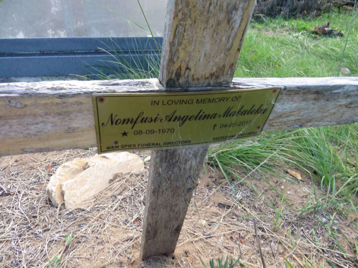 MABALEKA Nomfusi Angelina 1970-2015