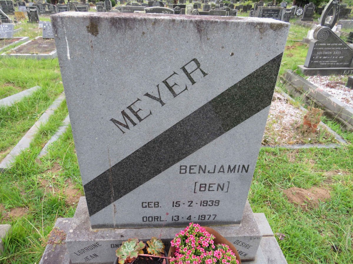 MEYER Benjamin 1939-1977