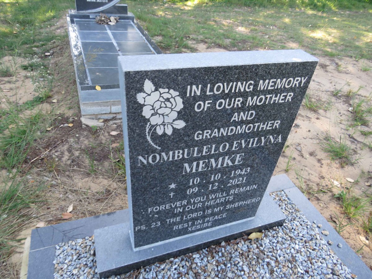 MEMKE Nomulelo Evilyna 1943-2021