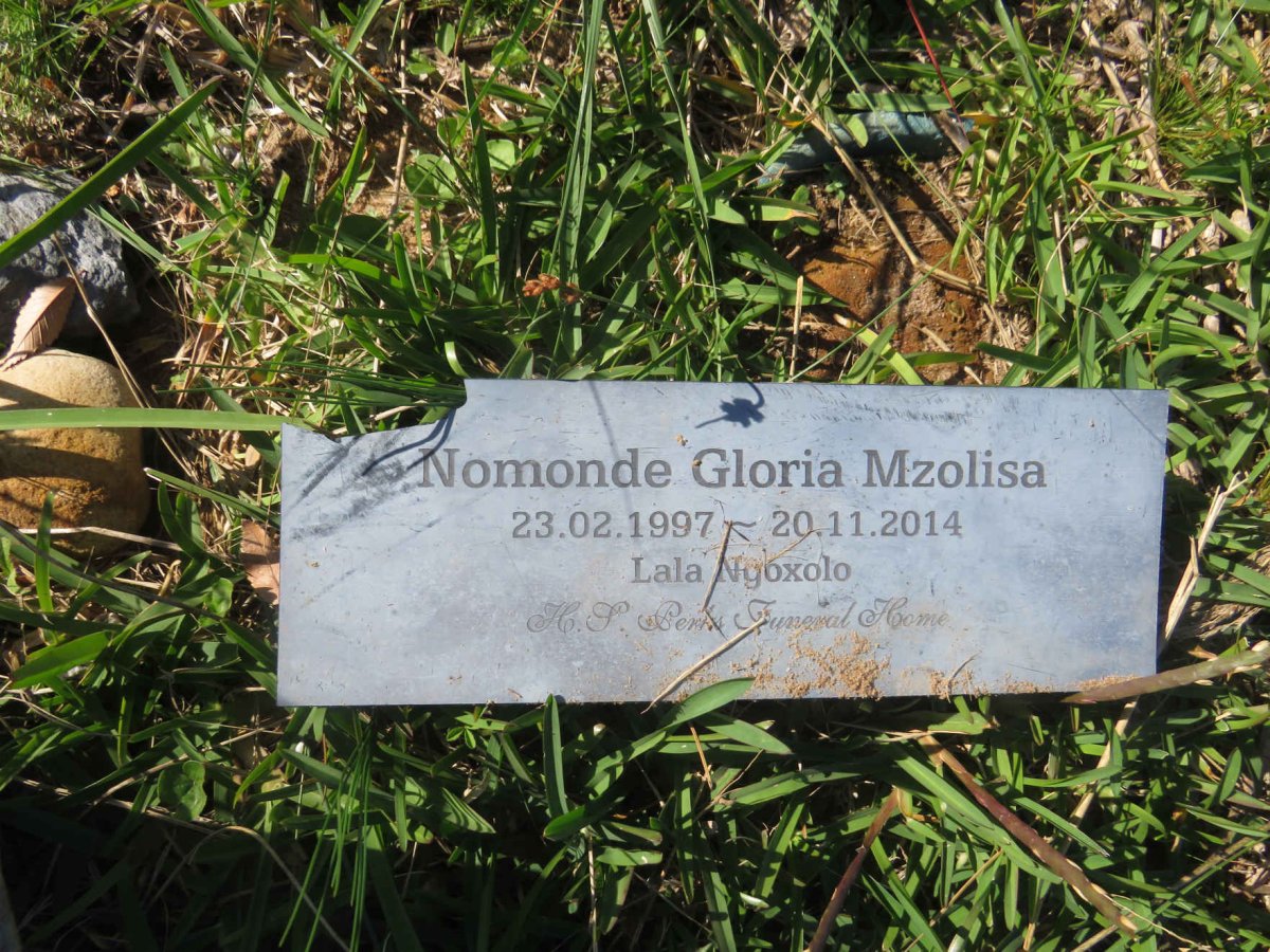 MZOLISA Nomonde Gloria 1997-2014