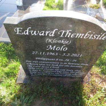 MOLO Edward Thembisile 1963-2021