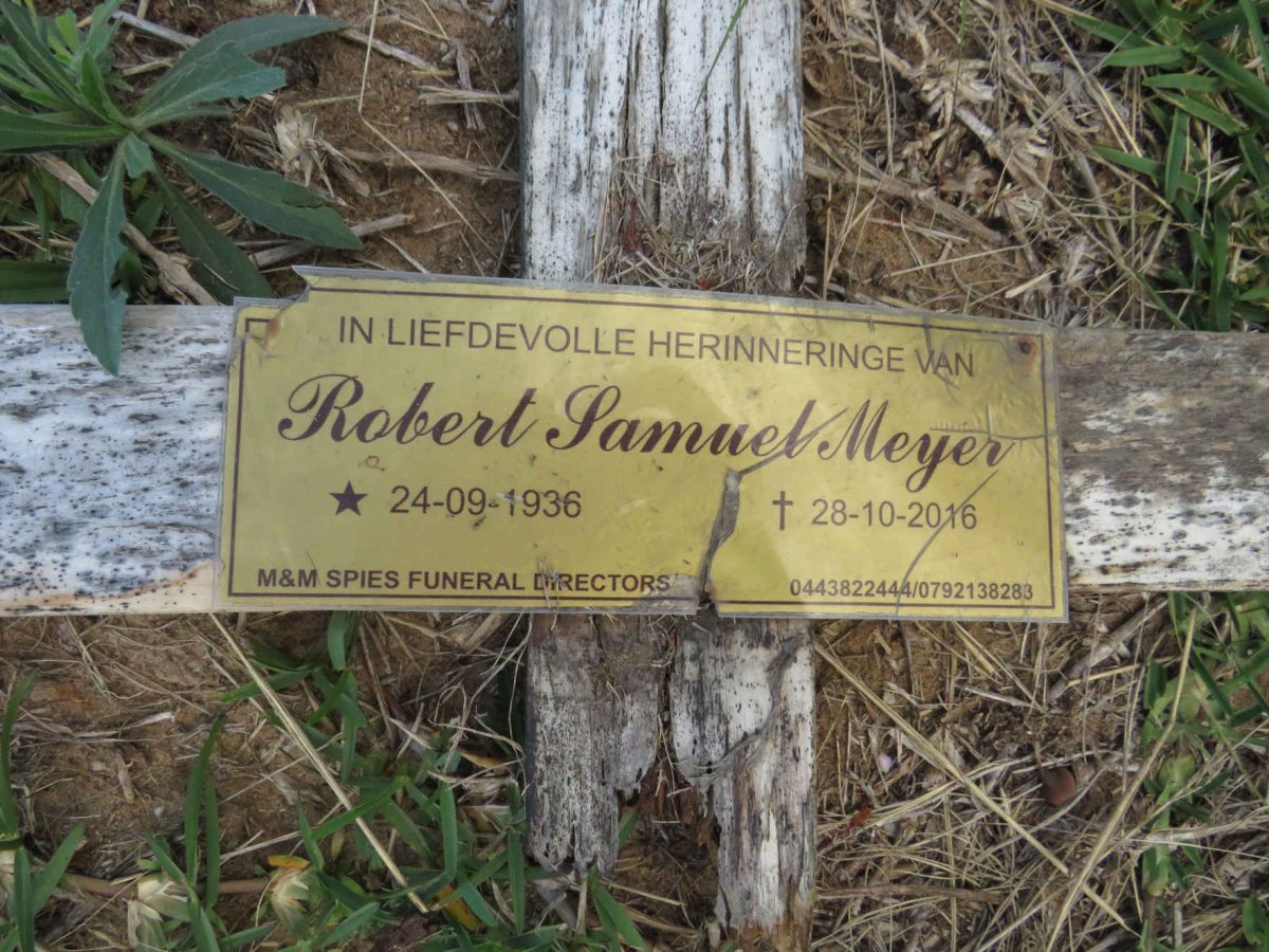 MEYER Robert Samuel 1936-2016