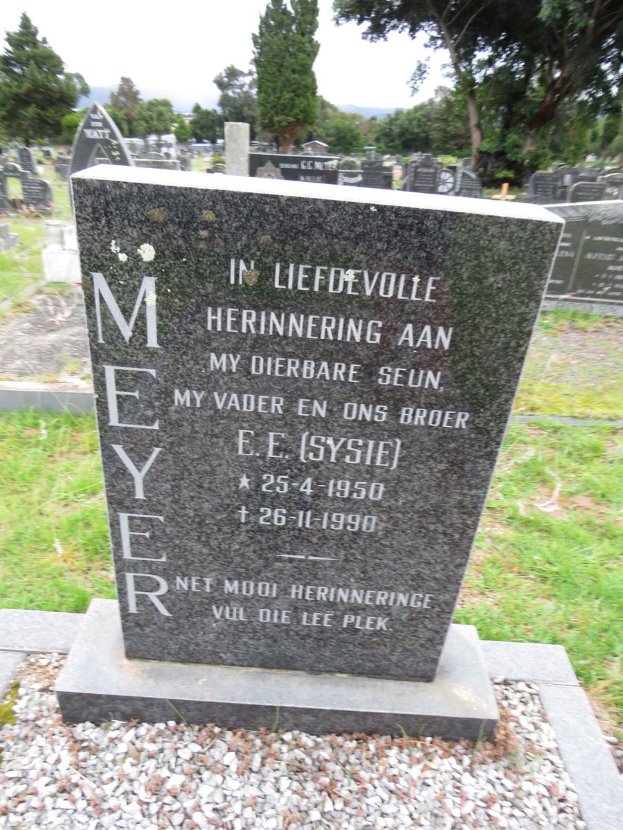 MEYER E.E. 1950-1990