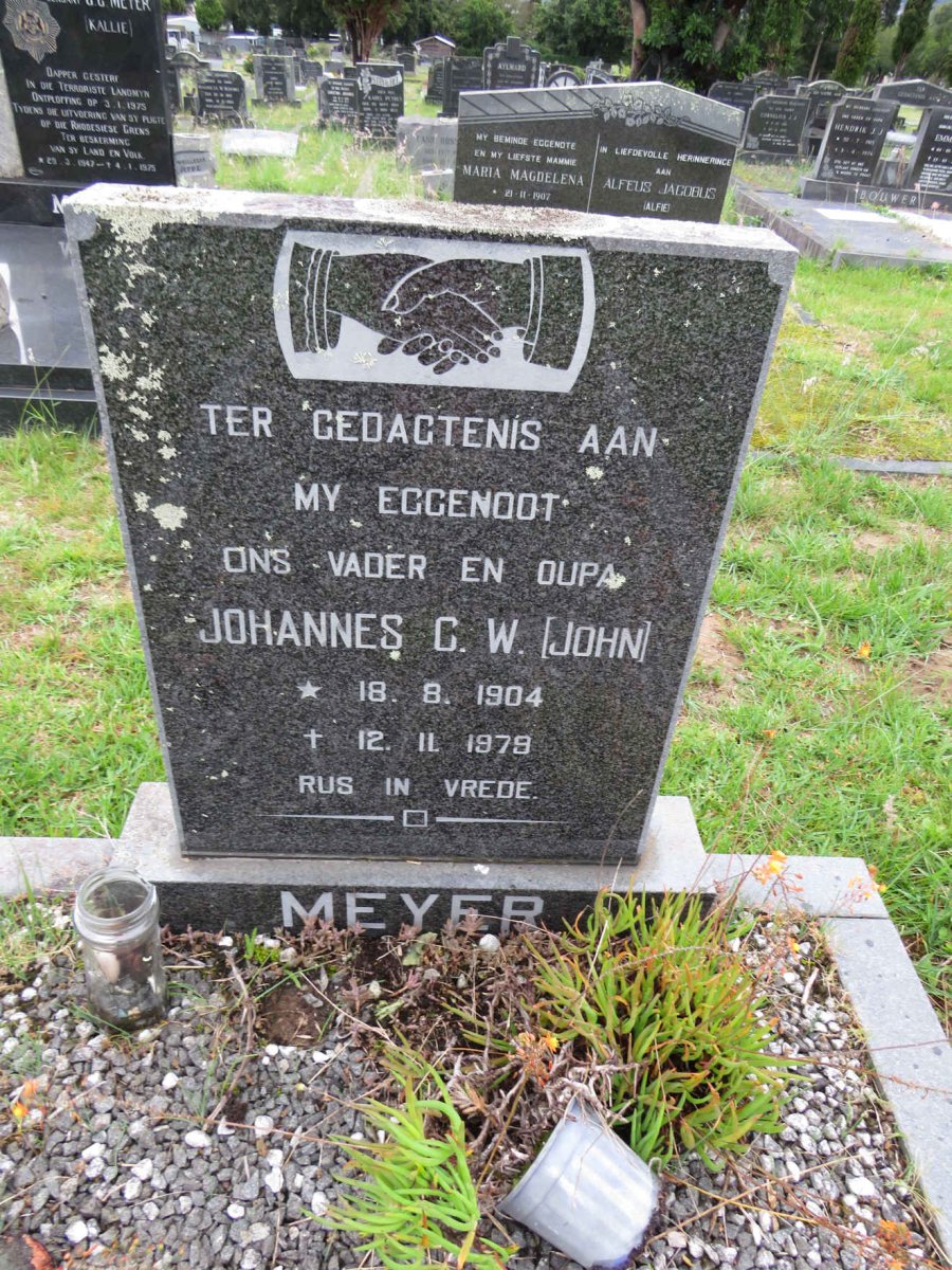 MEYER Johannes C.W. 1904-1979