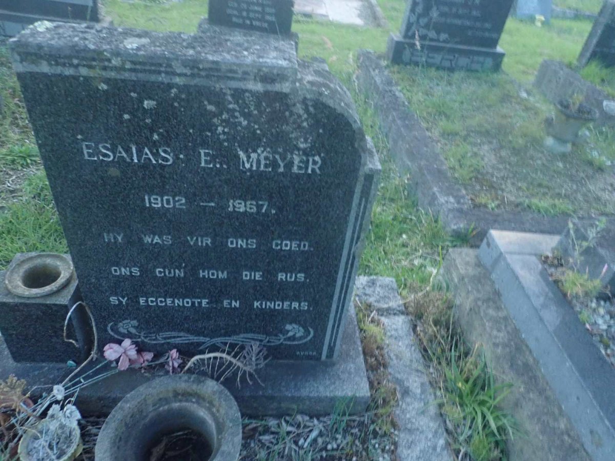 MEYER Esaias E. 1902-1967