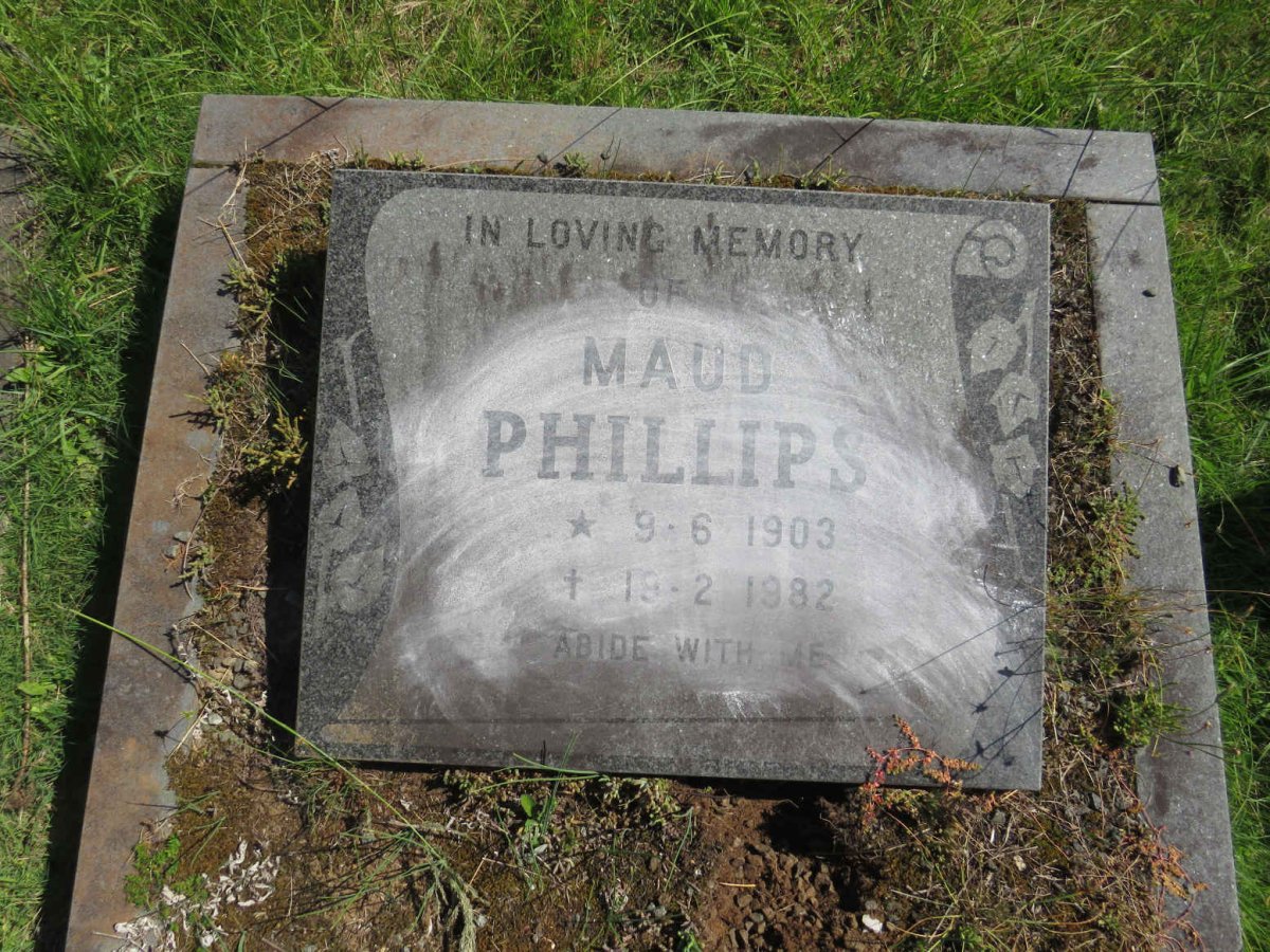 PHILLIPS Maud 1903-1982