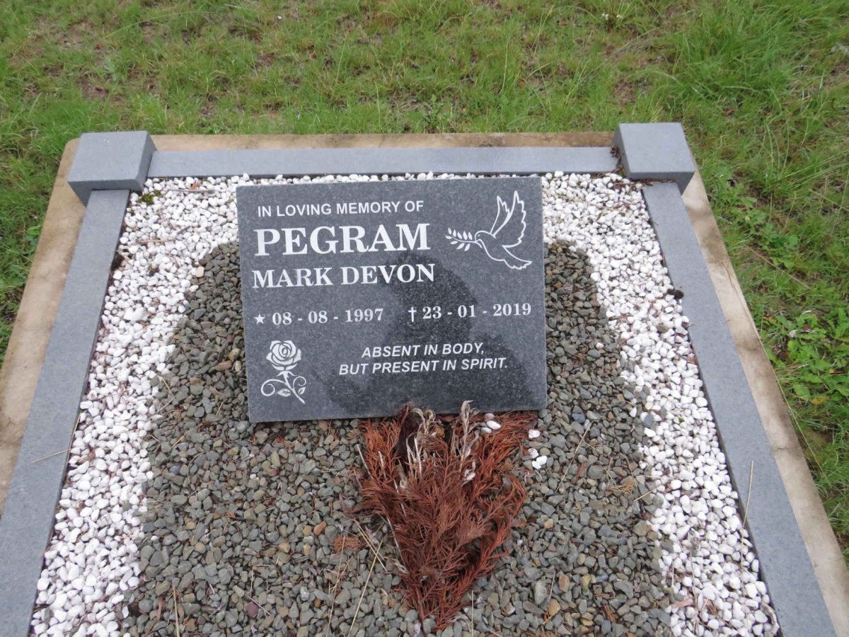 PEGRAM Mark Devon 1997-2019