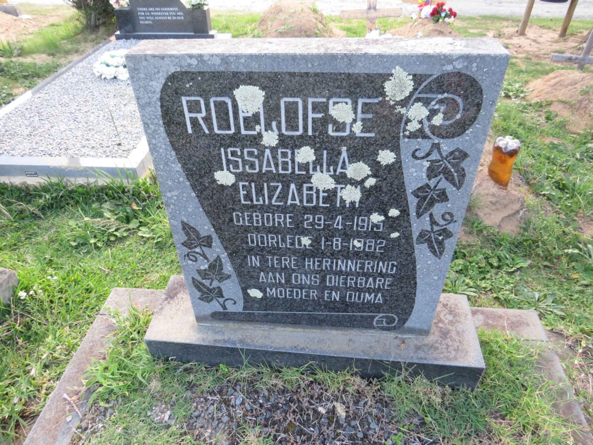 ROELOFSE Issabella Elizabeth 1915-1982