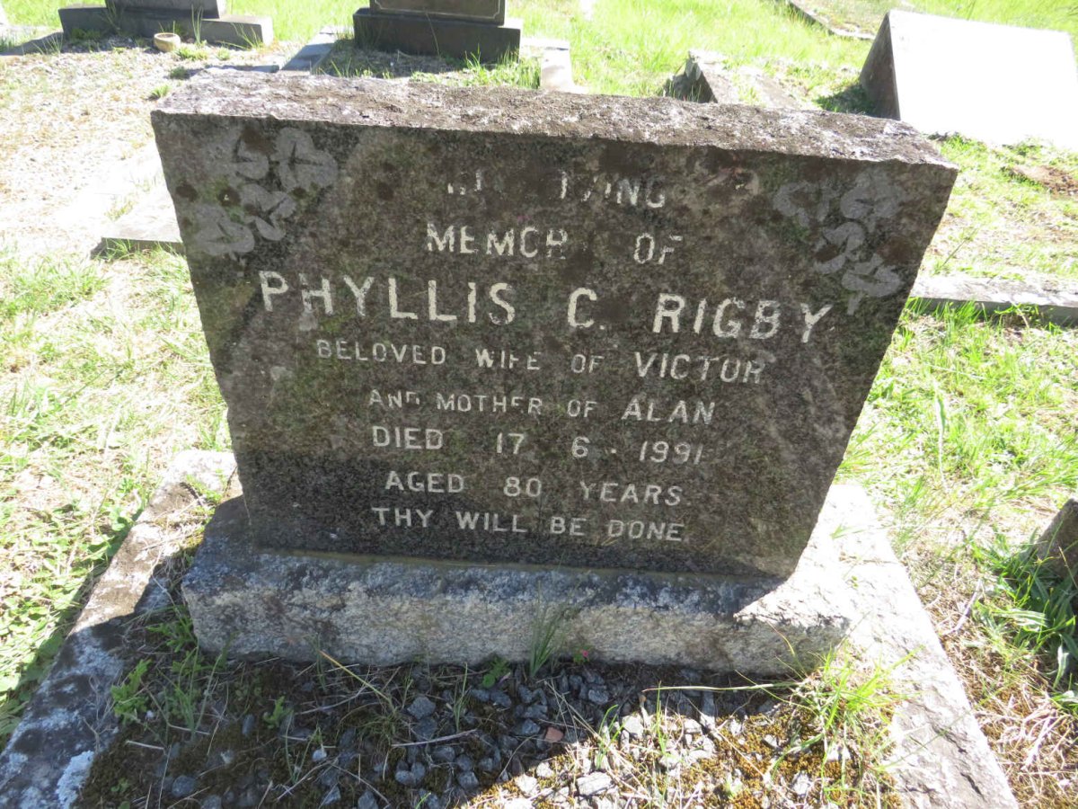 RIGBY Phyllis C. -1991