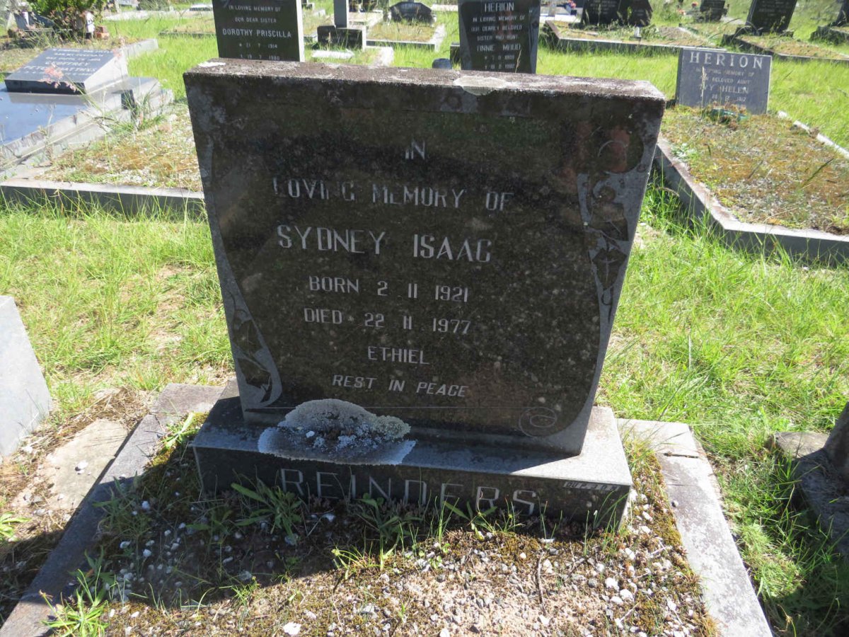 REINDERS Sydney Isaac 1921-1977