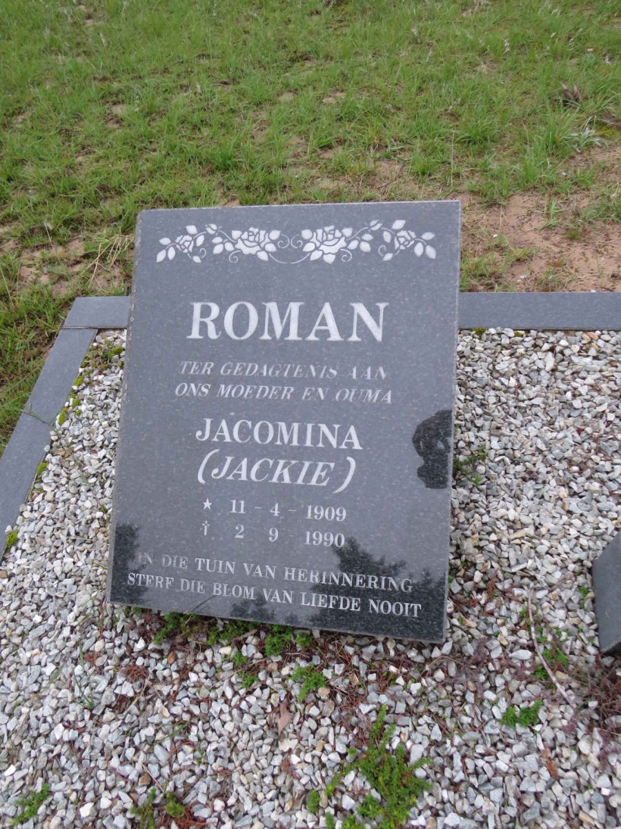 ROMAN Jacomina 1909-1990