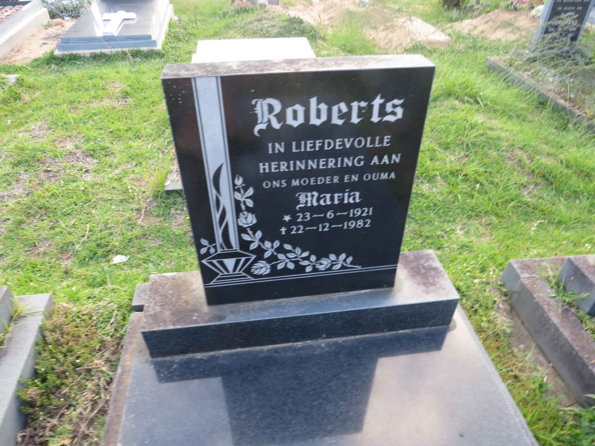 ROBERTS Maria 1921-1982