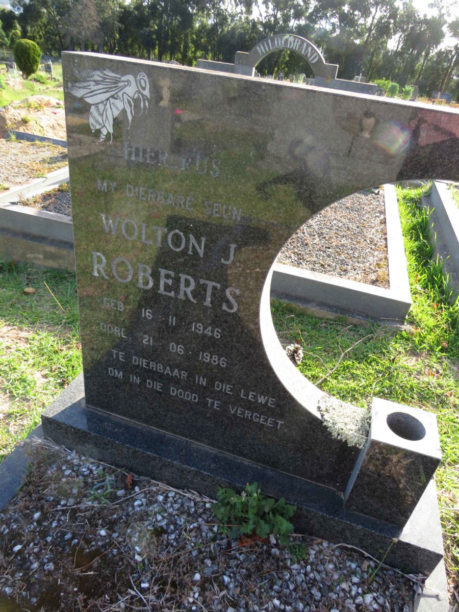 ROBERTS Wolton J. 1946-1986