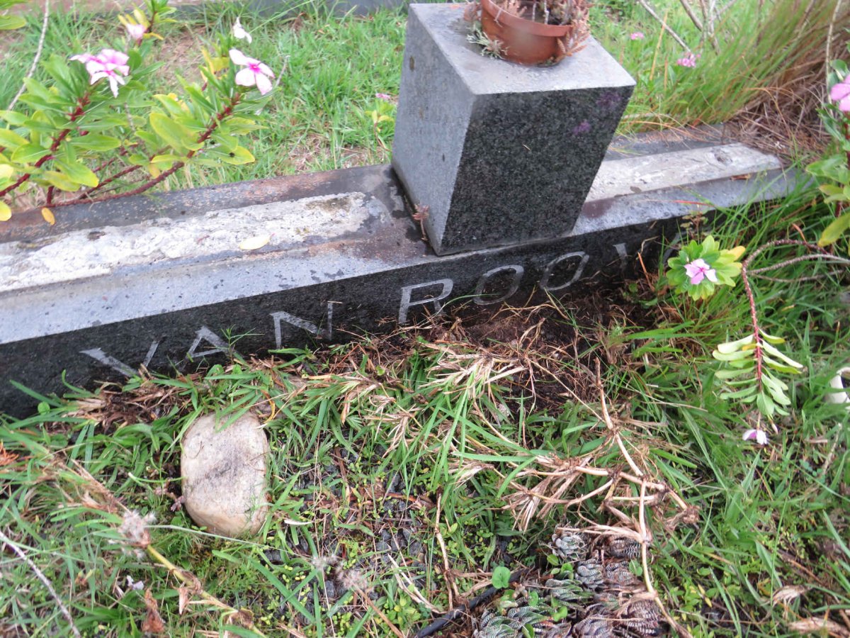 ROOYEN Renier Gerhardus, van 1907-1986 _1