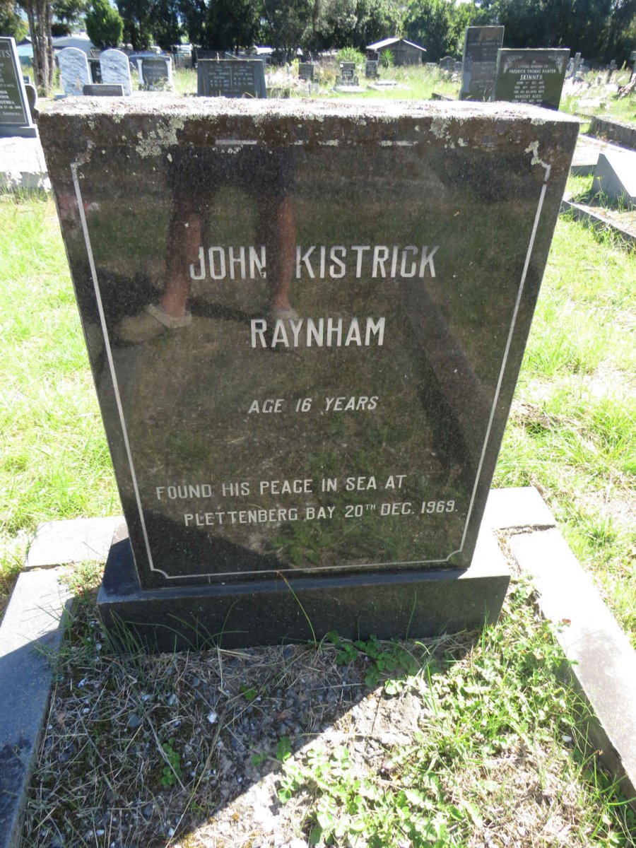 RAYNHAM John Kistrick -1969
