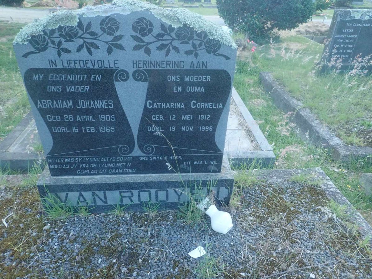 ROOYEN Abraham Johannes, van 1905-1965 & Catharina Cornelia 1912-1996