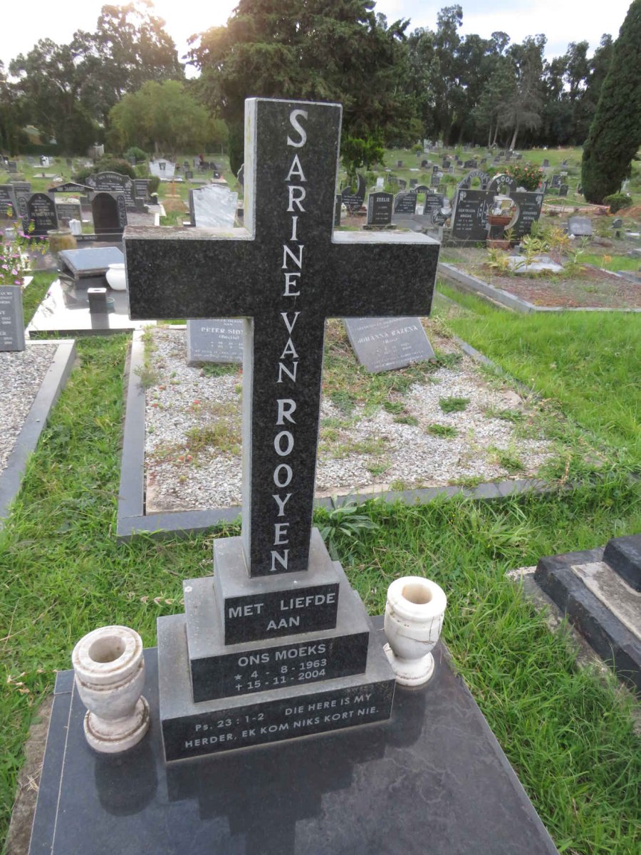 ROOYEN Sarine, van 1963-2004 