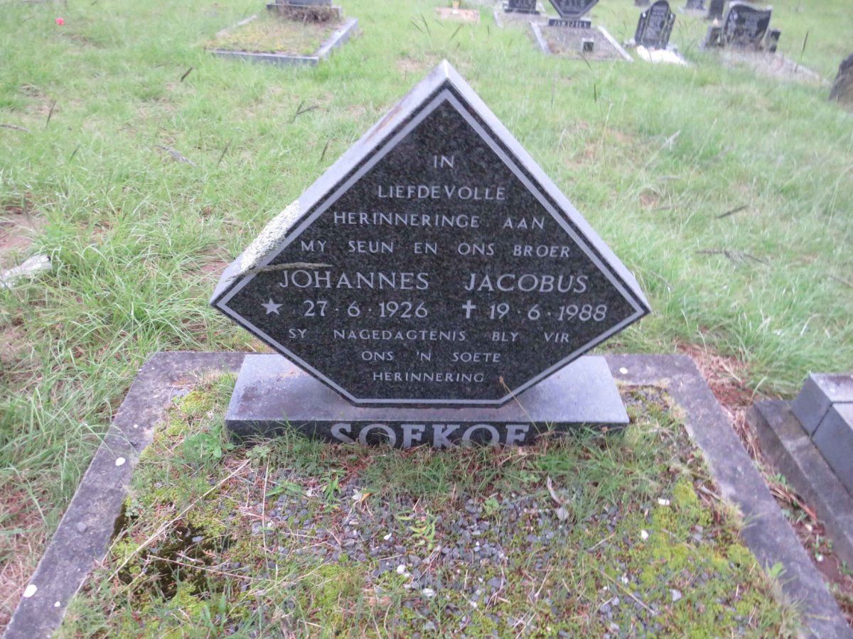 SOEKOE Johannes Jacobus 1926-1988
