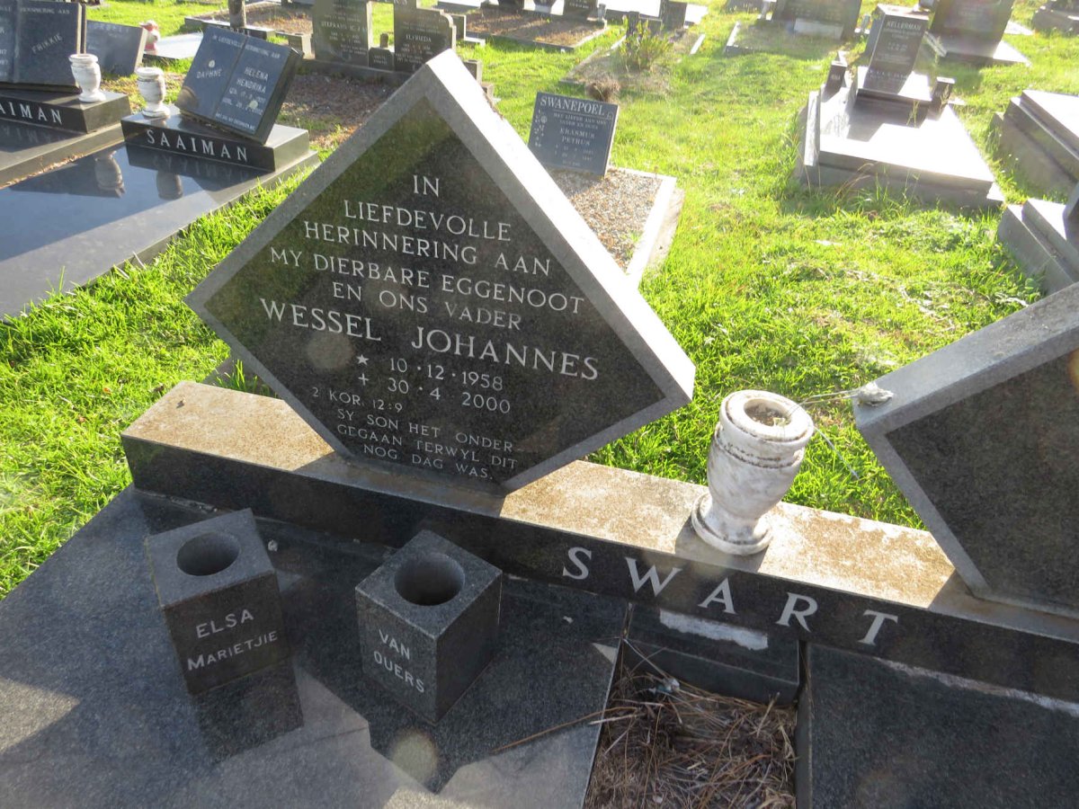 SWART Wessel Johannes 1958-2000 