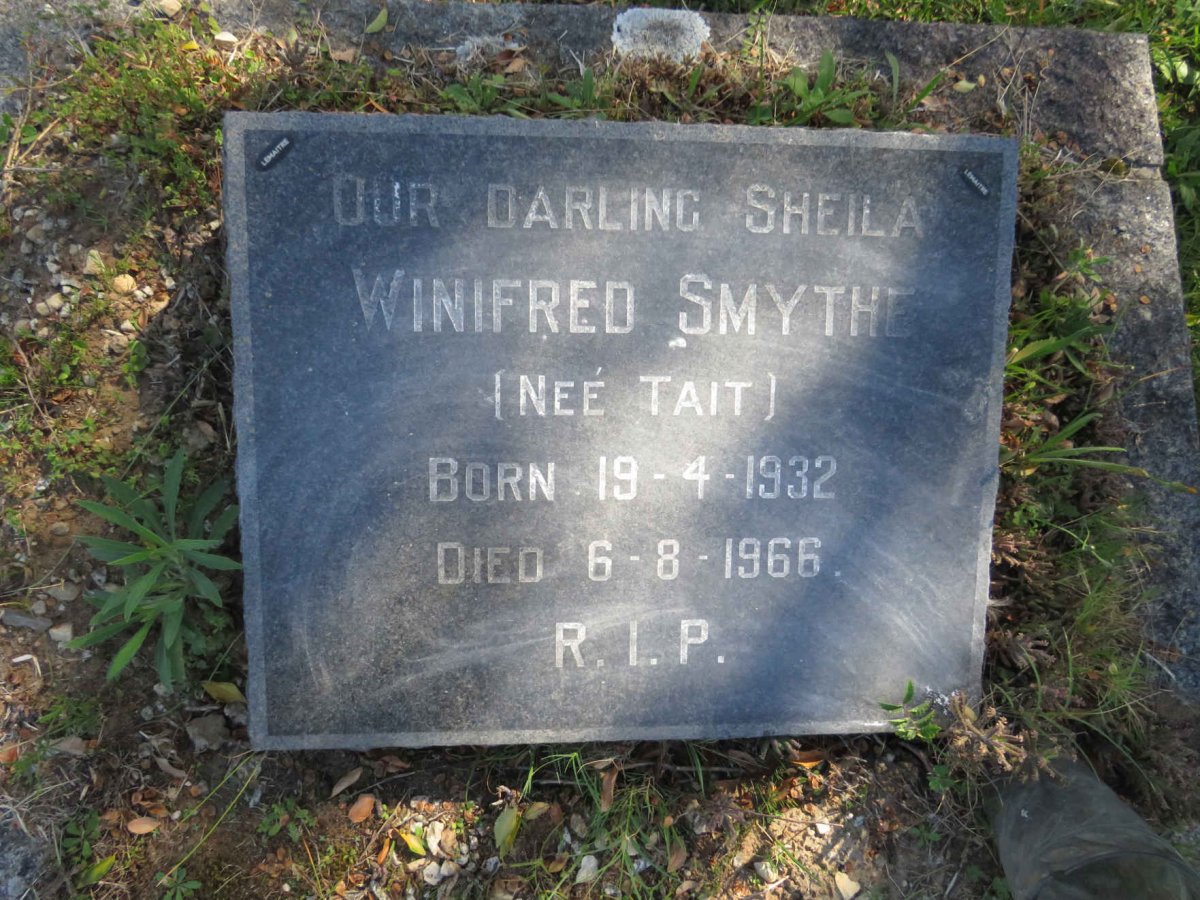 SMYTHE Winifred nee TAIT 1932-1966