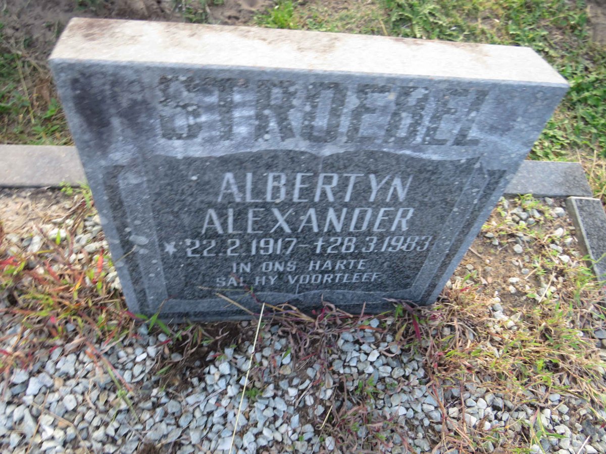 STROEBEL Albertyn Alexander 1917-1983