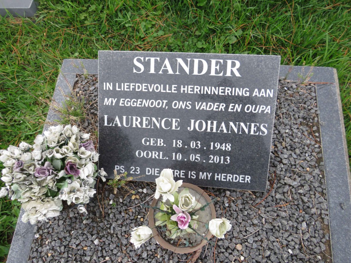 STANDER Laurence Johannes 1948-2013