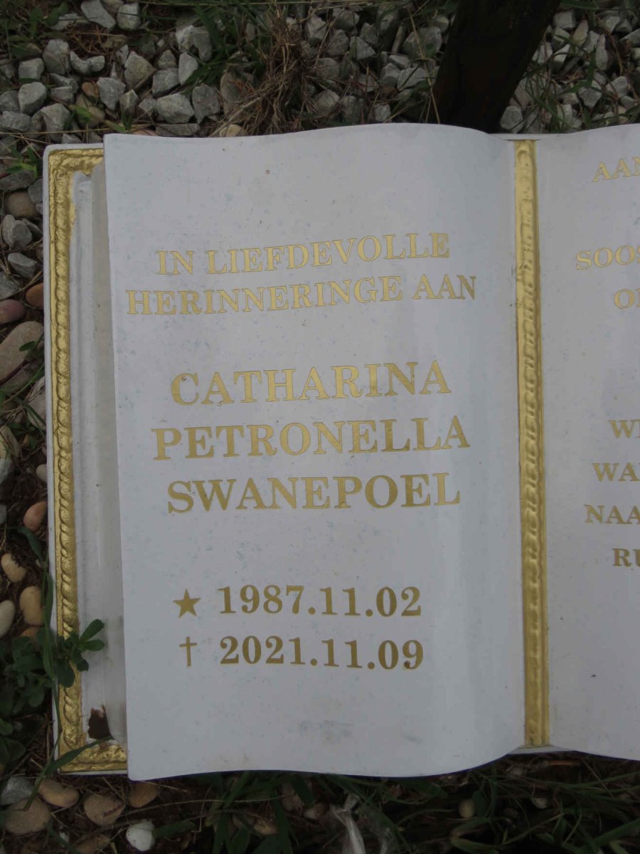 SWANEPOEL Catharina Petronella 1987-2021