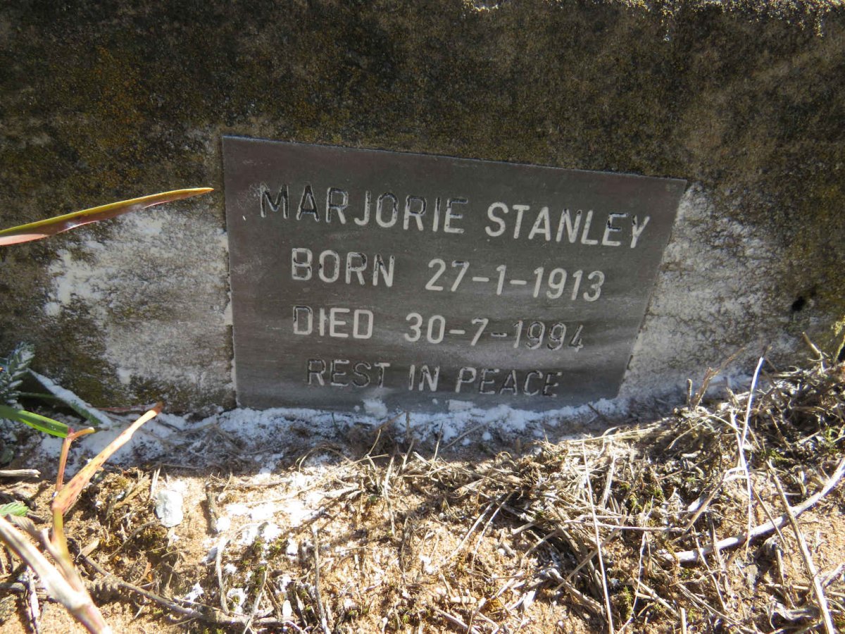 STANLEY Marjorie 1913-1994