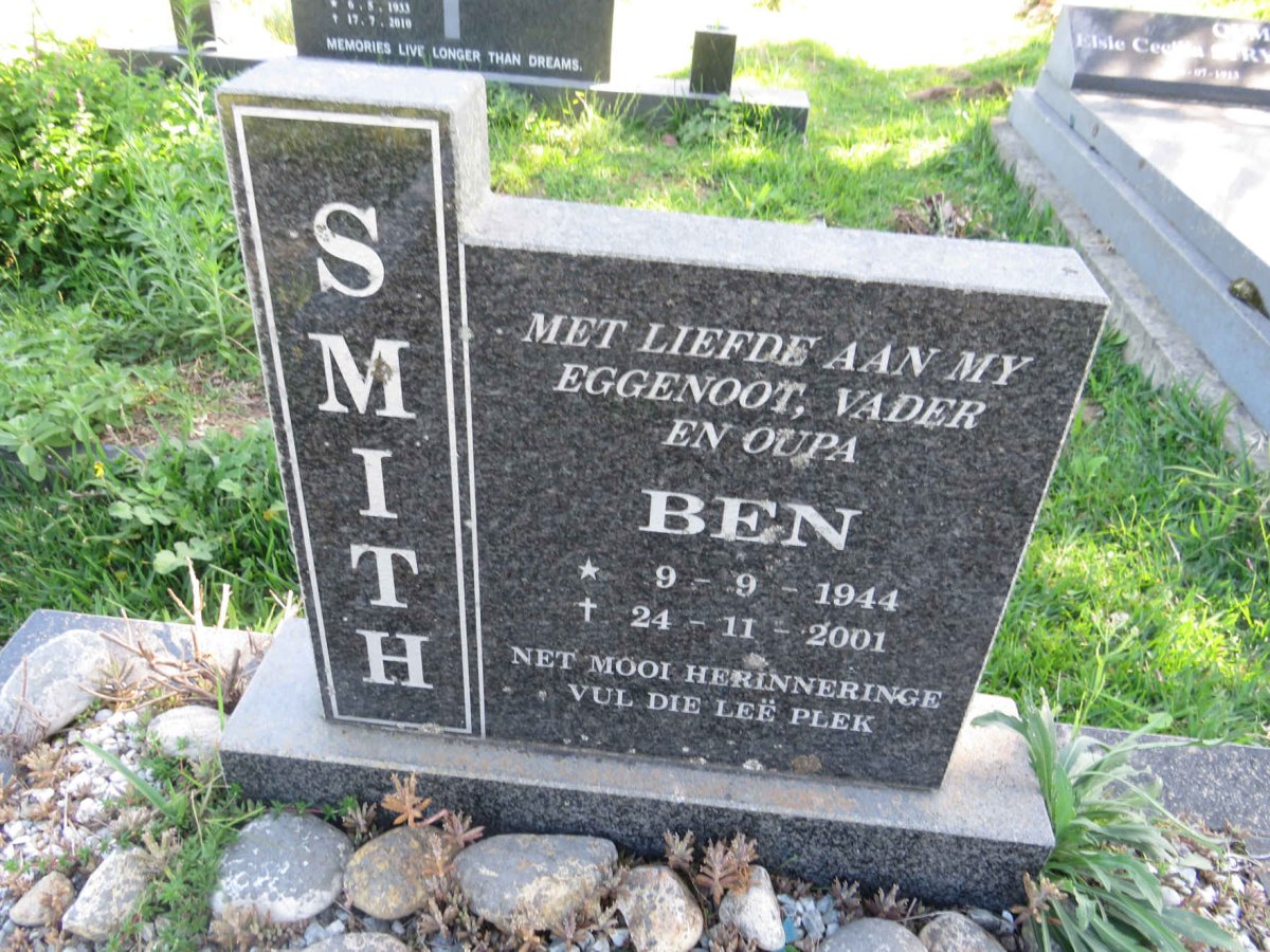SMITH Ben 1944-2001