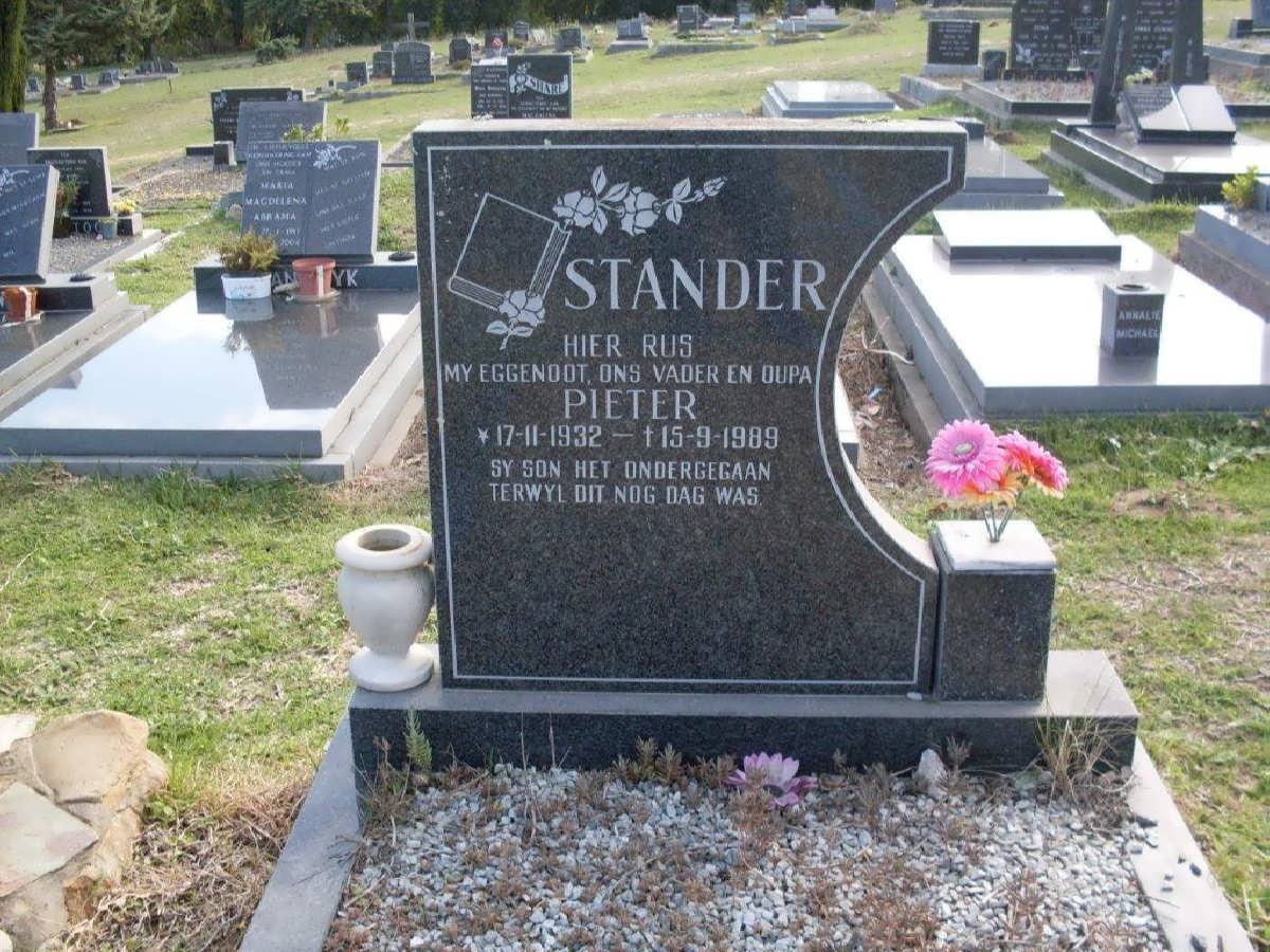 STANDER Pieter 1932-1989